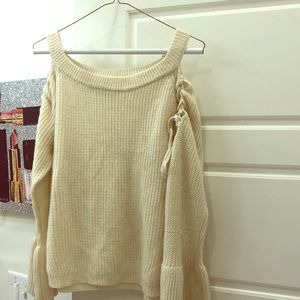 Off the shoulder sweater